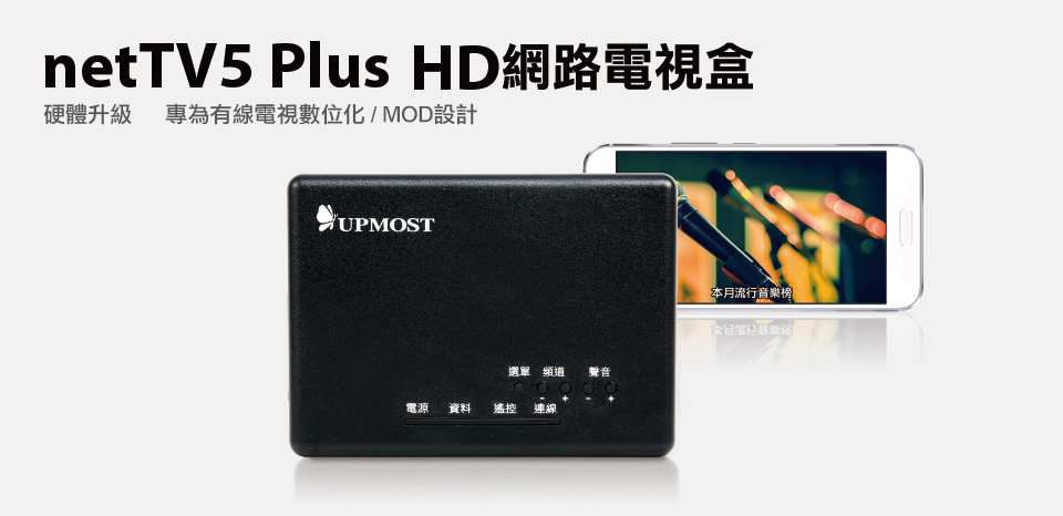 申请免费体验netTV5 Plus HD网络电视盒  
